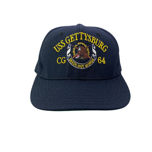 Vintage USS Gettysburg CG-64 Naval Ship - Military Navy Hat