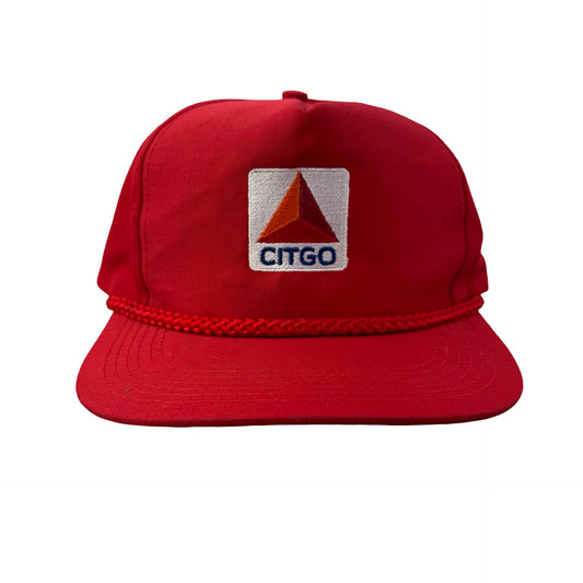 Vintage Citgo Rope Cord Hat