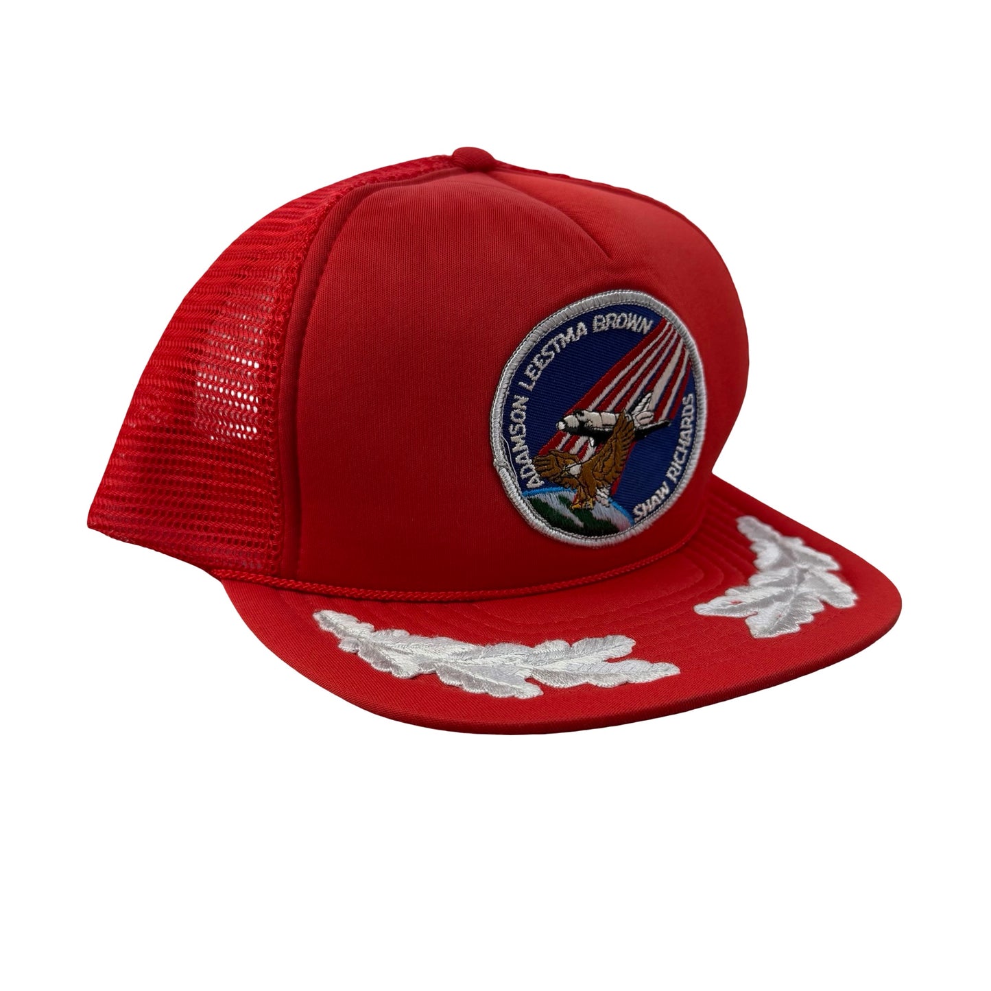 Vintage 80s NASA STS-28 Brewster H. Shaw, Richard N. Richards, James C. Adamson, David Leestma, Mark N. Brown Astronaut Trucker Hat
