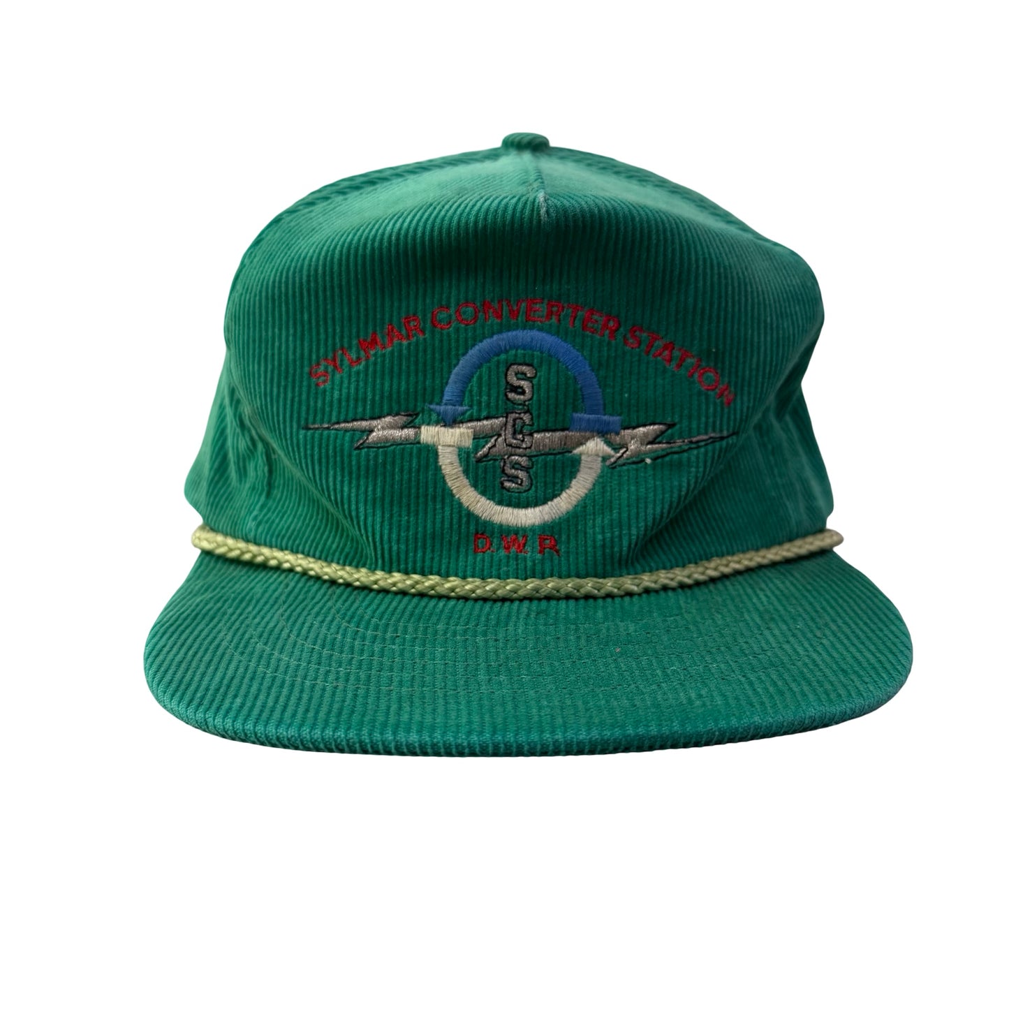 Vintage Sylmar Converter Station Corduroy Green Hat