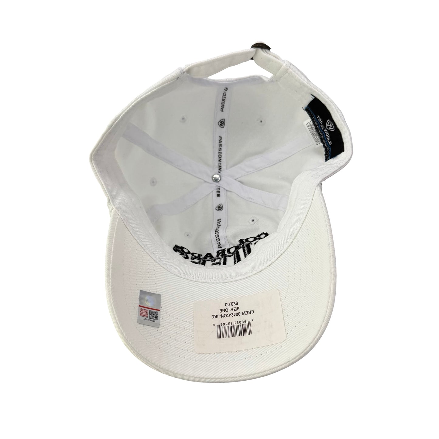 Colorado Buffaloes College Dad Hat - White