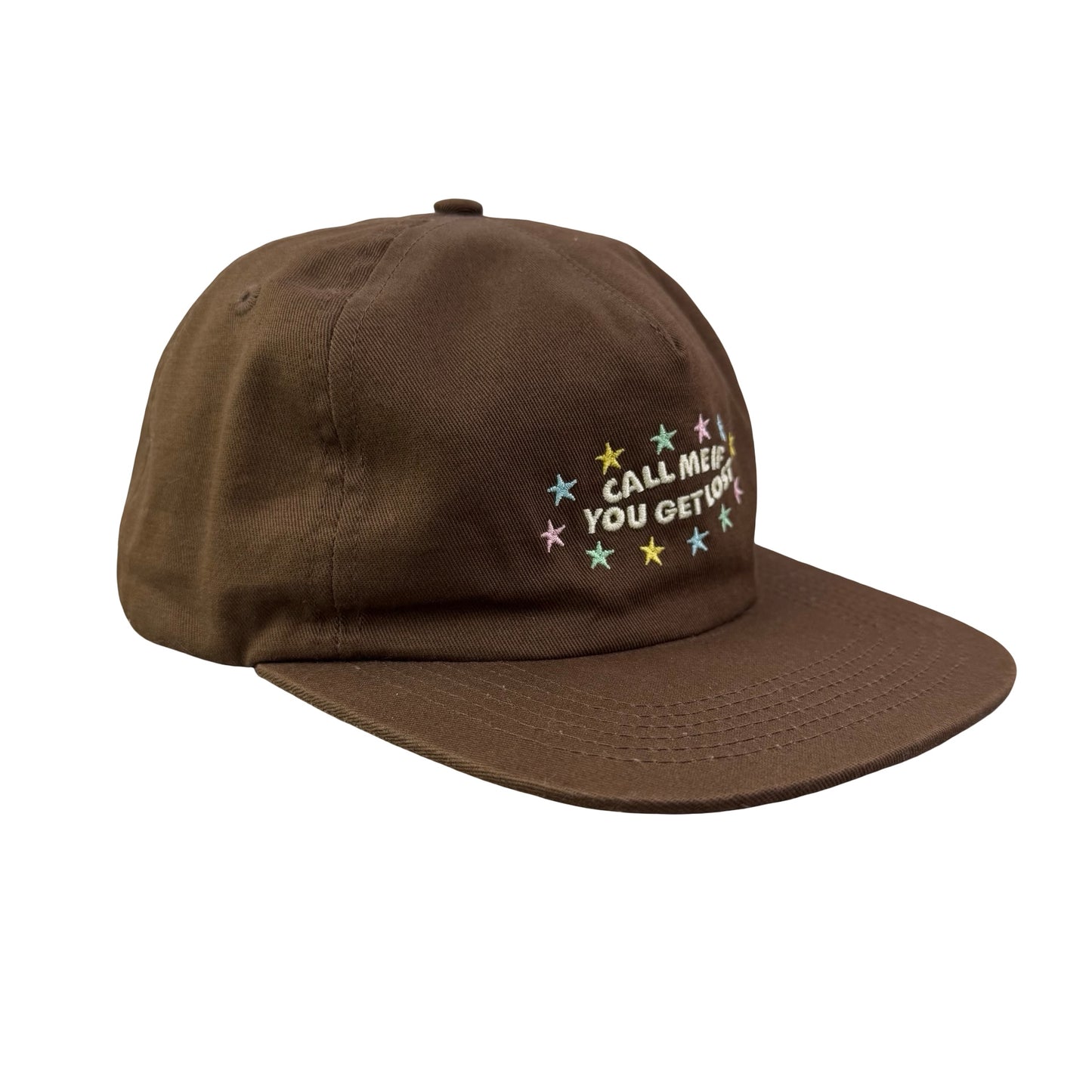 Golf Wang x Tyler the Creator x Call Me If You Get Lost Concert Tour Merch 5 Panel Brown Hat