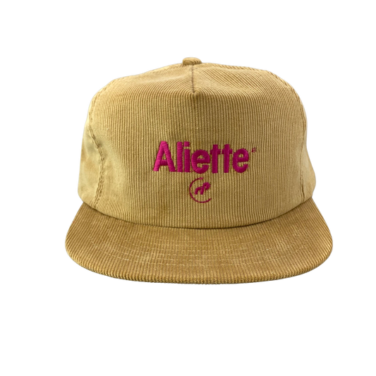 Vintage 80s 90s Aliette Corduroy Hat