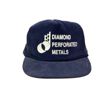 Load image into Gallery viewer, Vintage 90s Diamond Perforated Metals Corduroy Hat
