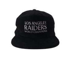 Load image into Gallery viewer, Vintage 80s Los Angeles (LA) Oakland Raiders Corduroy Hat
