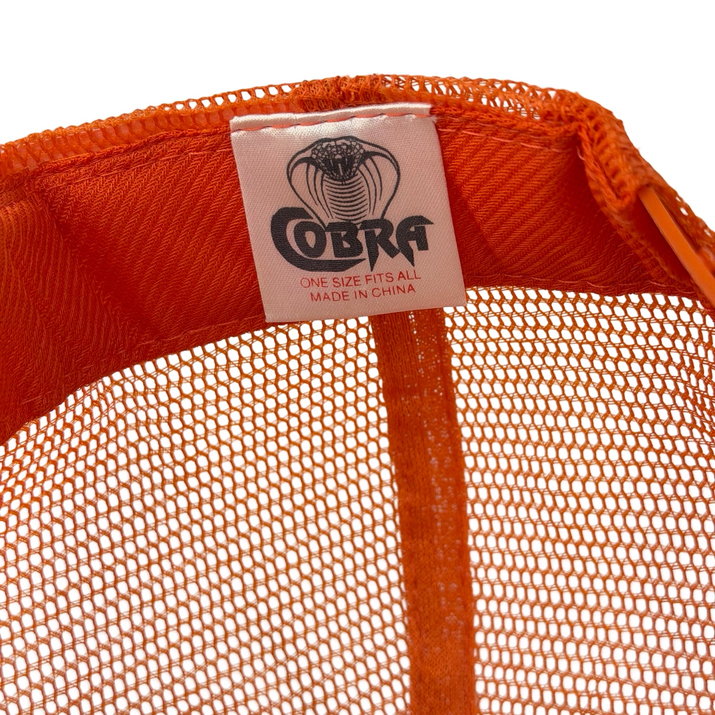 Vintage 2000s Y2K James Brown Trucker Hat - Orange