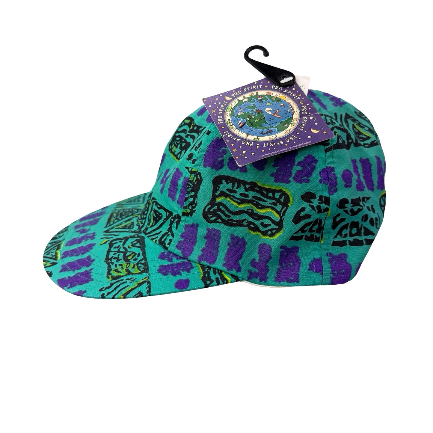 Vintage 90s Abstract Nylon Hat