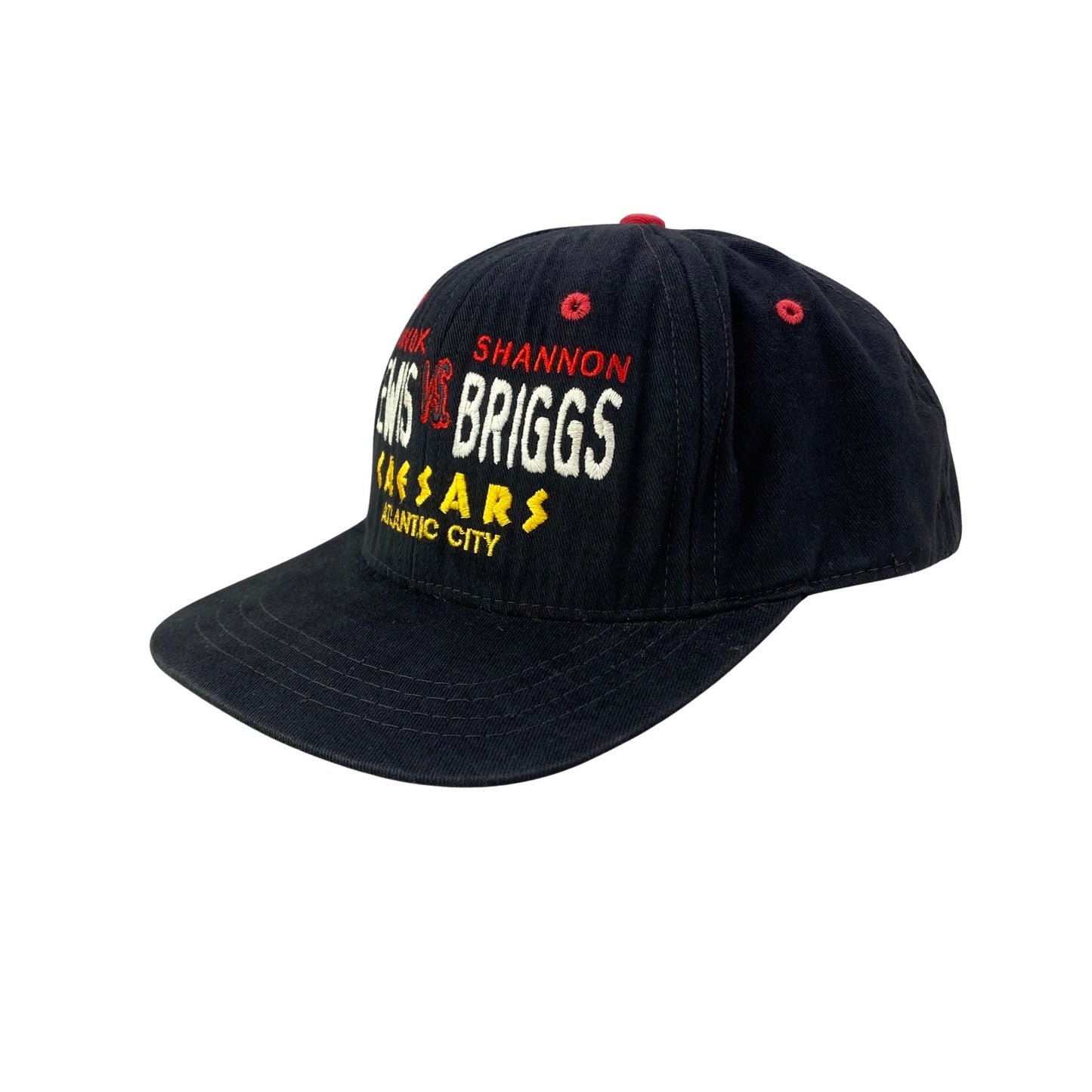 Vintage 90s Shannon Briggs vs Lennox Lewis Boxing Fight Hat