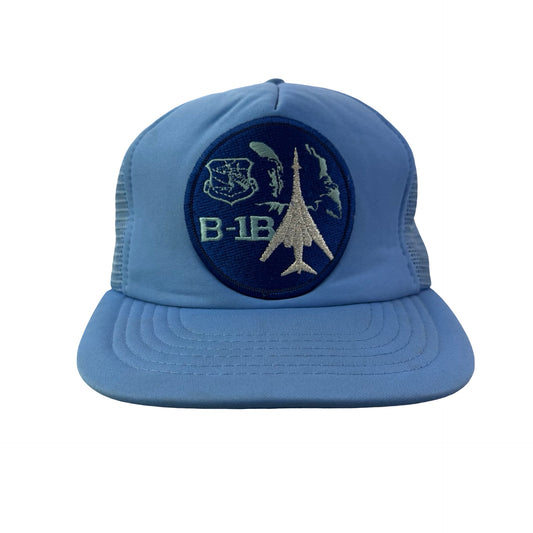 Vintage 80s B-1B Bomber - US Military Patch Trucker Hat