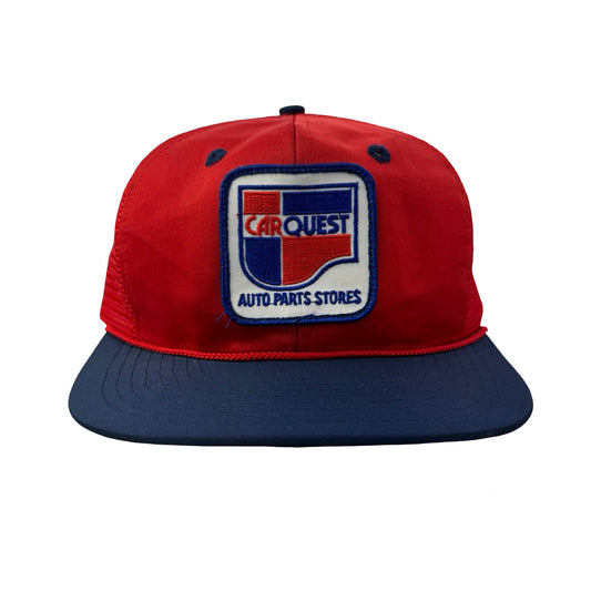 Vintage Carquest Auto Parts Trucker Rope Cord Hat