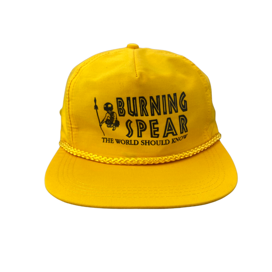 Vintage 90s Burning Spear x The World Should Know - Album Promo Hat