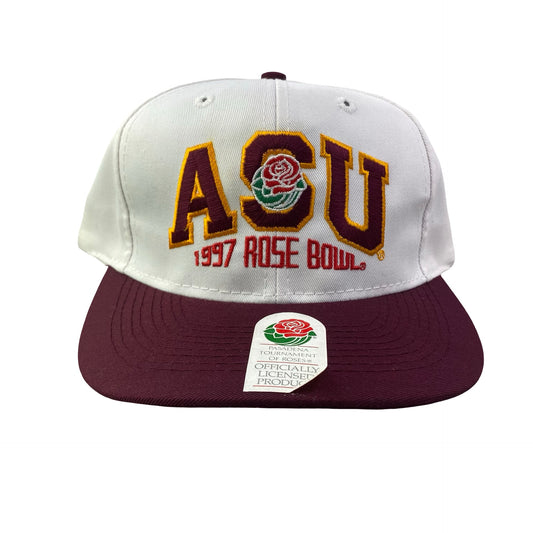 Vintage 90s 1997 Arizona St Sun Devils (ASU) Rose Bowl College Football Hat