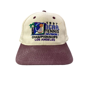 Vintage 90s 1997 NCAA College Tennis Championships x Logo 7 Hat