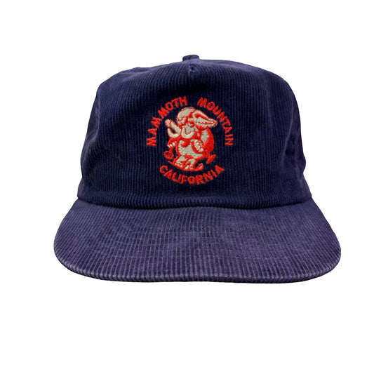 Vintage 90s Mammoth Mountain Corduroy Hat