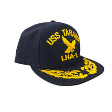 Load image into Gallery viewer, Vintage 80s USS Tarawa LHA-1 Navy Military Trucker Hat
