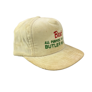 Vintage 80s 90s Best All Purpose Butler Mills Corduroy Hat