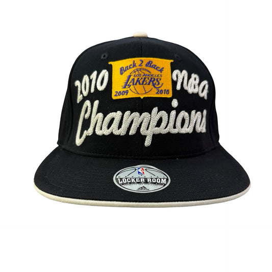 2010 LA Lakers Championship Locker Room Hat