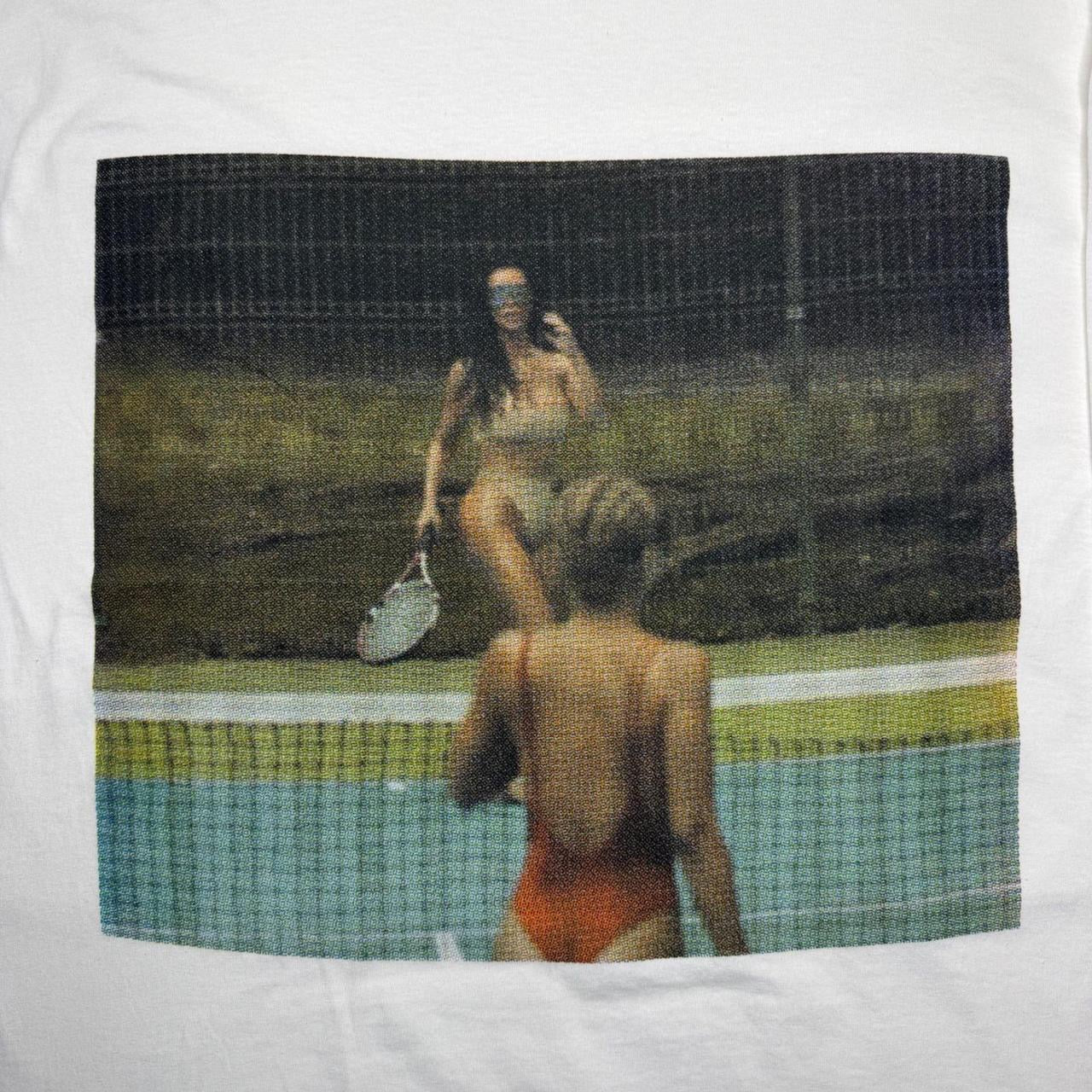 Kanye West x Saint Pablo x Kim Kardashian tennis long sleeve white shirt XL