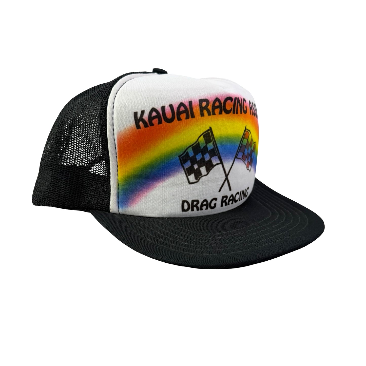 Vintage Kauai Racing Association x Drag Racing Trucker Hat
