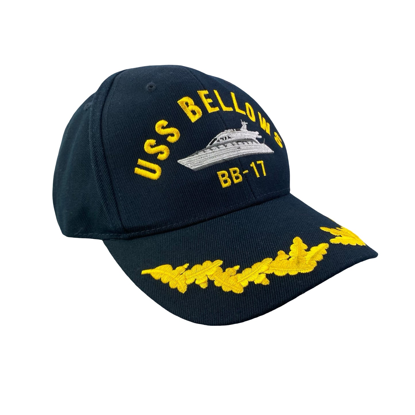 Vintage USS Bellflower BB-17 - US Navy Naval Military Ship Veteran Hat