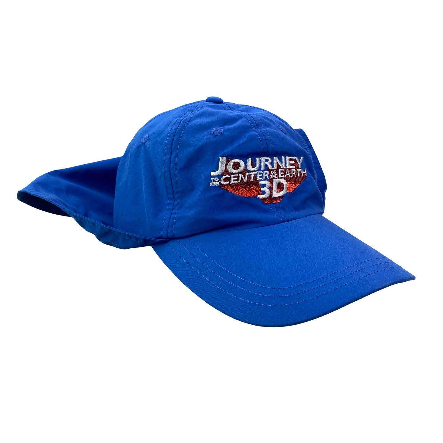 Vintage 2000s 2008 Journey to the Center of the Earth - Brendan Fraser Movie Promo Hat - Blue