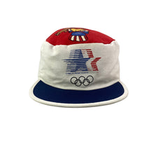 Load image into Gallery viewer, Vintage 80s 1984 Los Angeles Olympics Pillbox Hat
