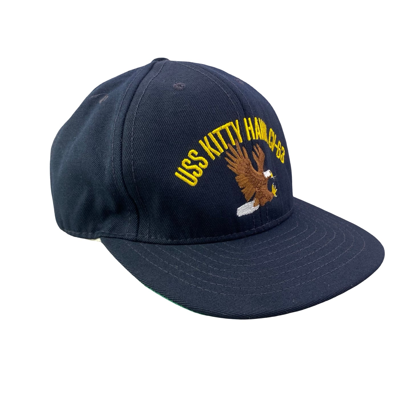 Vintage USS Kitty Hawk CV-63 - US Navy Naval Military Ship Veteran Hat