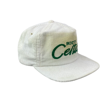 Load image into Gallery viewer, Vintage 90s Boston Celtics Corduroy Sports Specialties Hat
