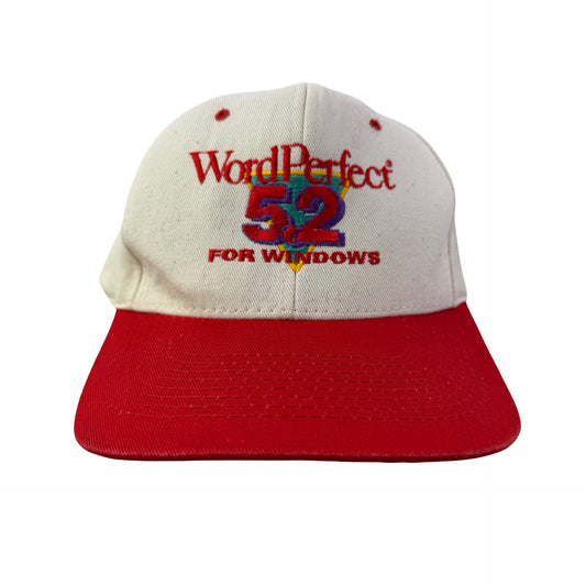 Vintage 90s Word Perfect 5.2 Windows Hat