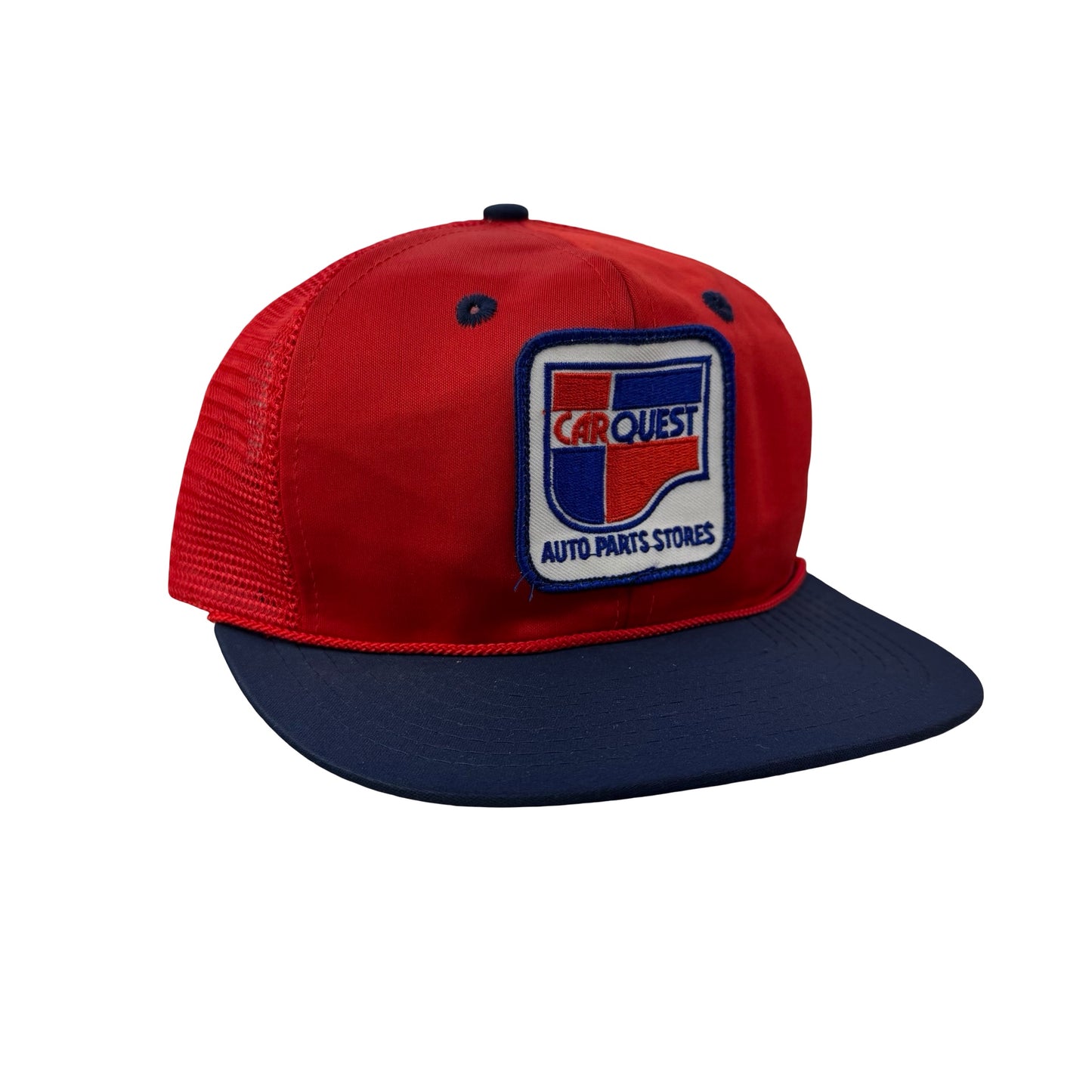 Vintage Carquest Auto Parts Trucker Rope Cord Hat