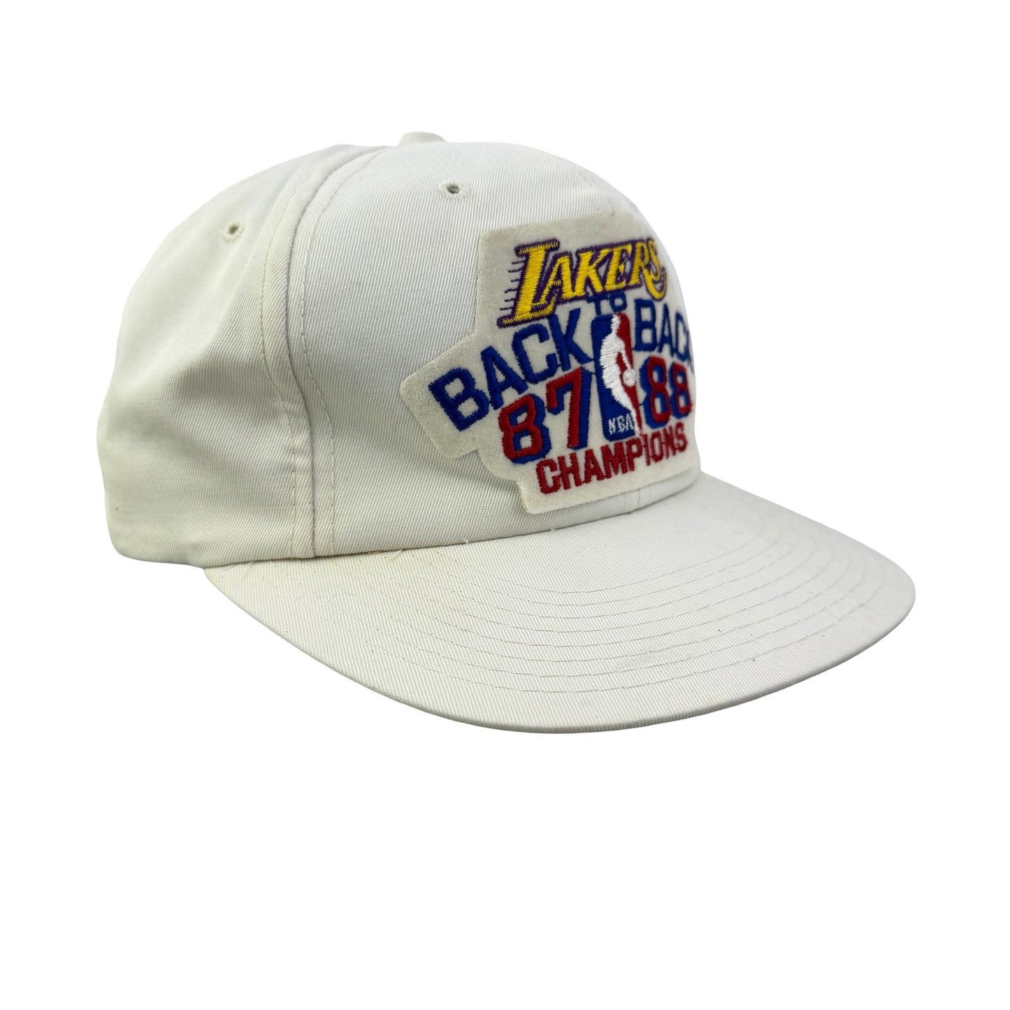 Vintage 80s 1987 1988 Back to Back LA Los Angeles Lakers Champions Sports Specialties Hat
