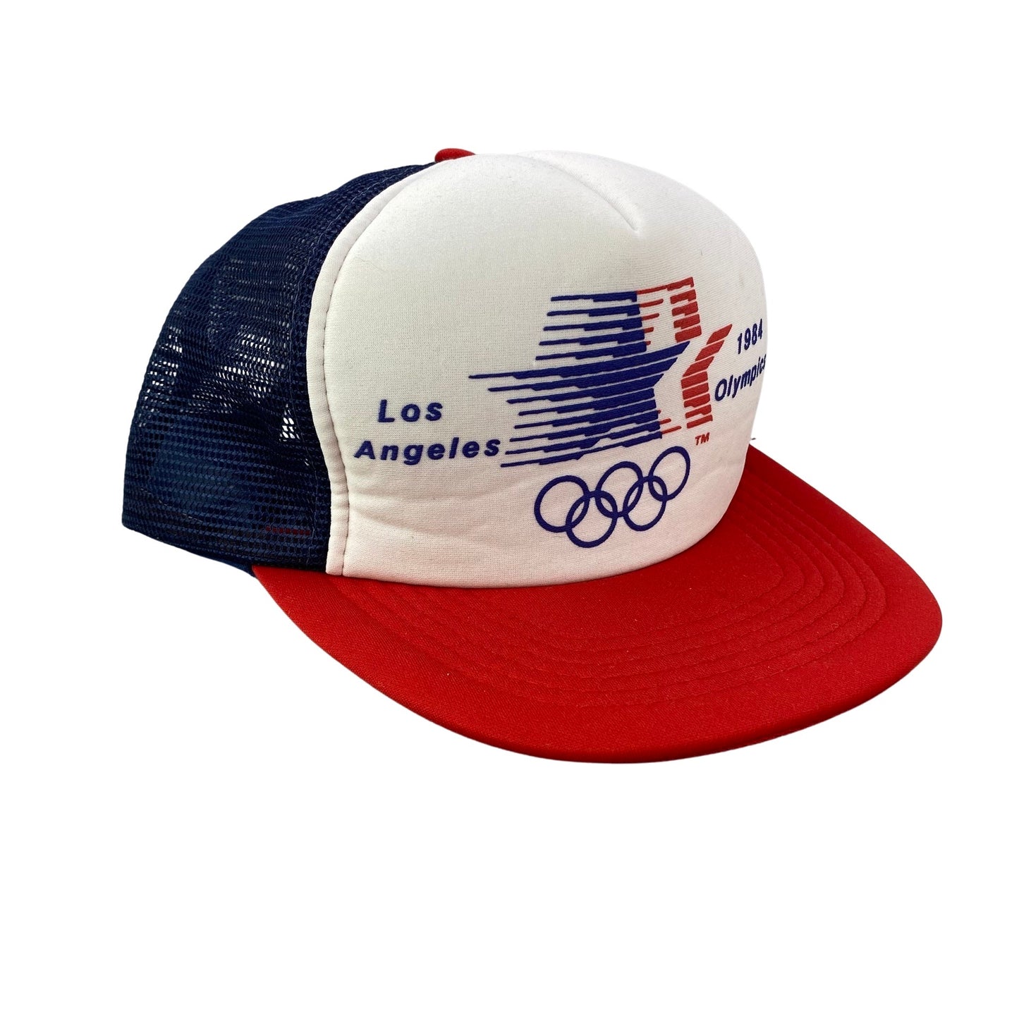 Vintage 80s 1984 Los Angeles USA Olympics x McDonald’s Promo Trucker Hat - A