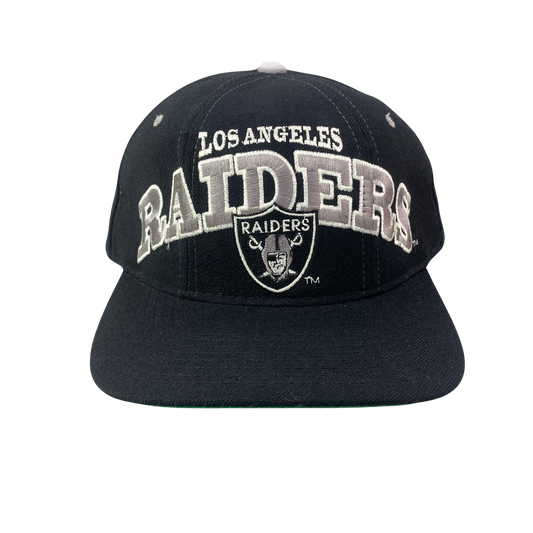 Vintage 90s LA Los Angeles Raiders x Starter Tri Power 6-Panel Snapback Wool Hat