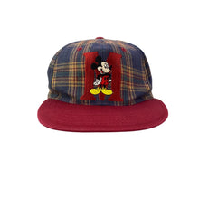 Load image into Gallery viewer, Vintage Disney Mickey Mouse Toddler Kids Plaid Hat
