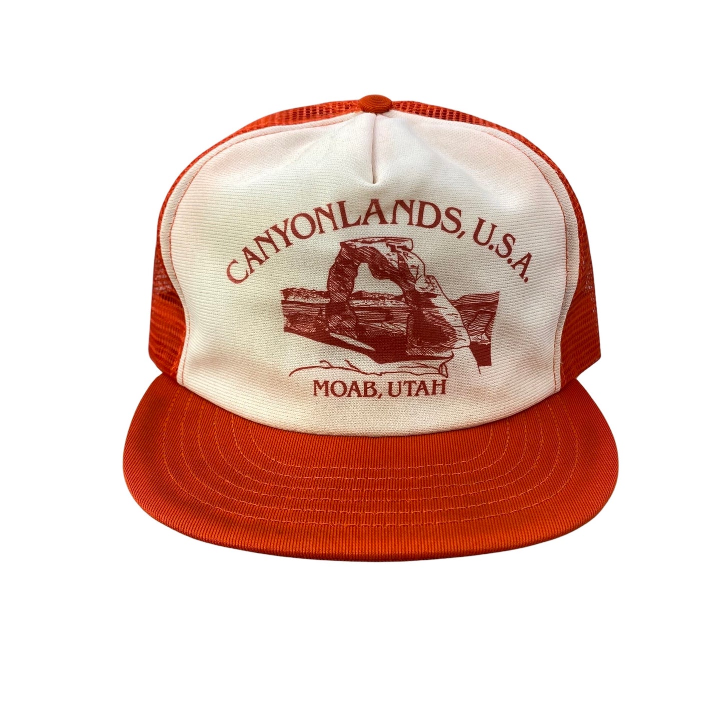 Vintage Canyon Lands USA Moab Utah Trucker Hat