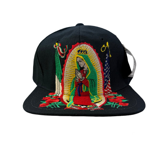 Vintage 90s Our Lady of Guadalupe Hat