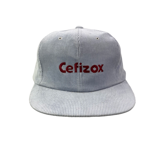 Vintage 80s 90s Cefizox Corduroy Hat - B