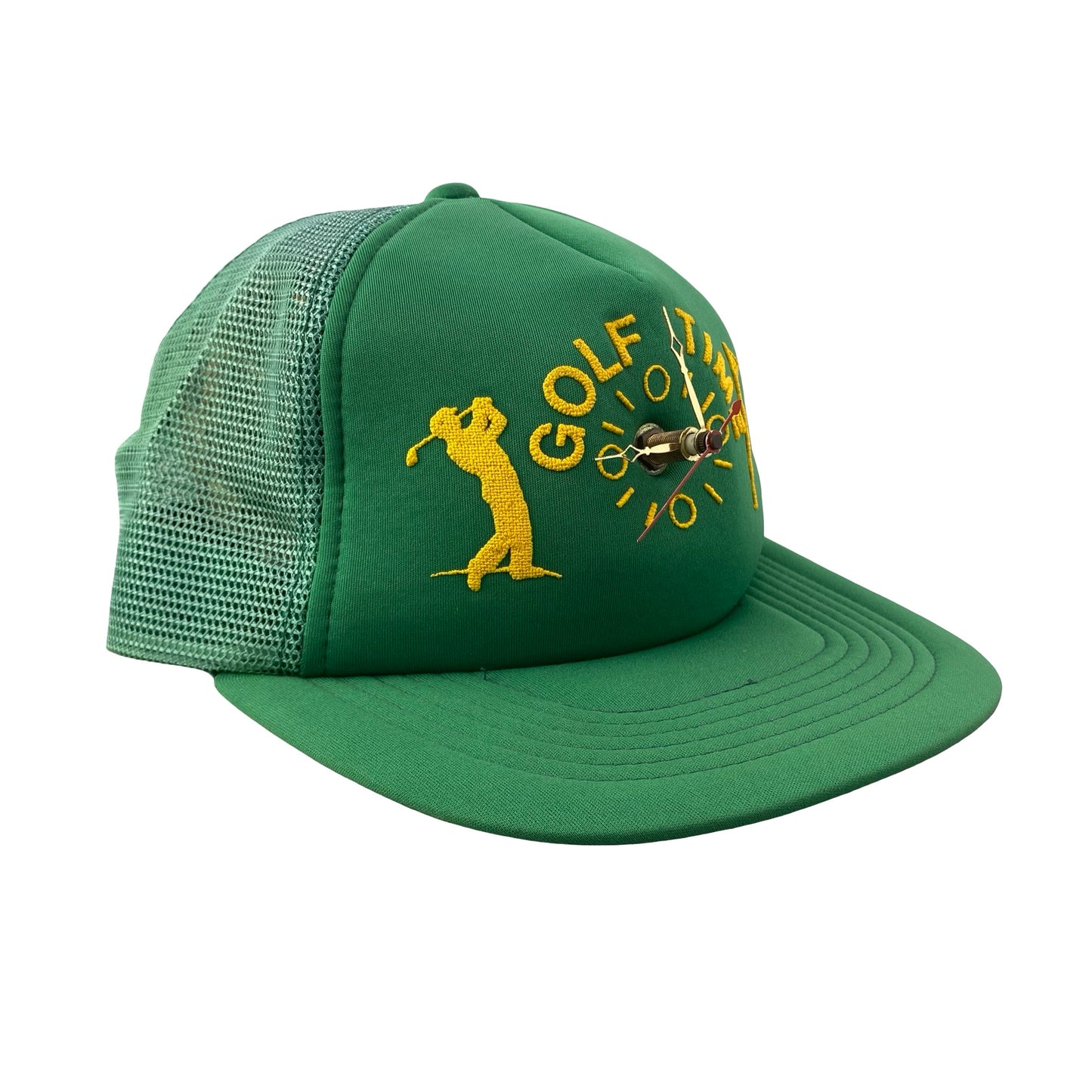 Vintage Golf Time - Golfing Clock Hat