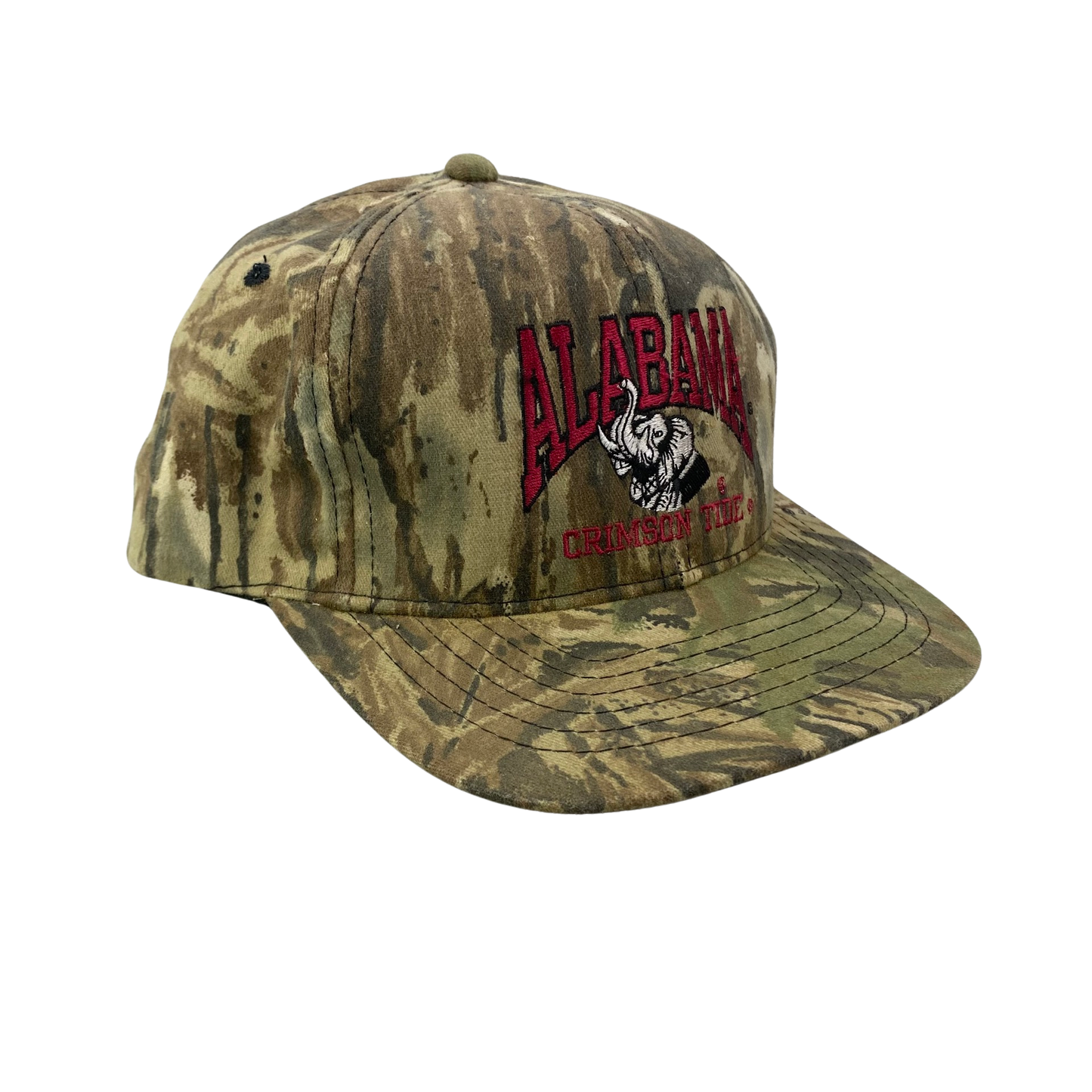 Vintage 90s Alabama Crimson Tide College Camo Hunting Hat