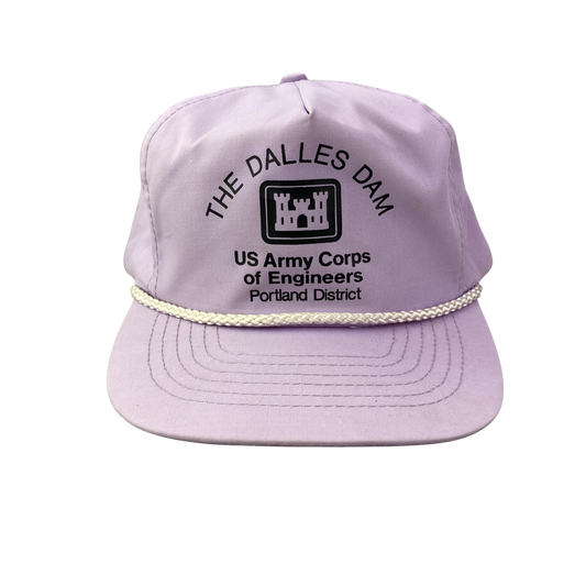 Vintage Cord Rope Hat - The Dalles Dam x US Army Corps of Engineers / Portland, Oregon