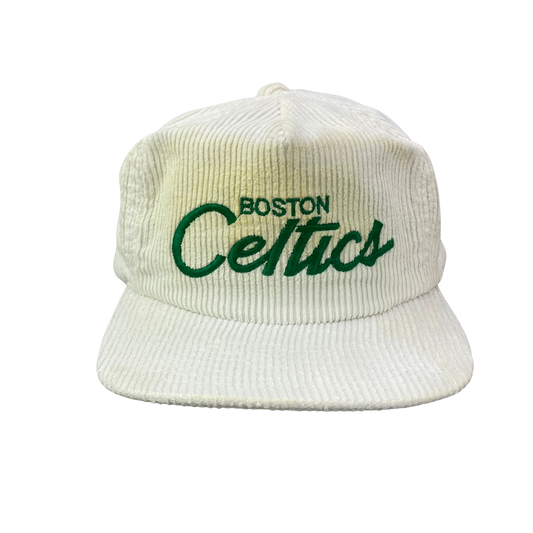 Vintage 90s Boston Celtics Corduroy Sports Specialties Hat