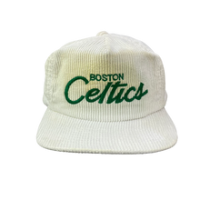 Load image into Gallery viewer, Vintage 90s Boston Celtics Corduroy Sports Specialties Hat
