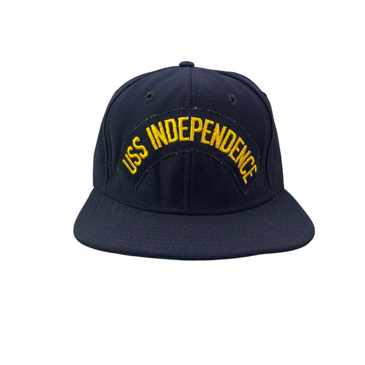 Vintage 80s 90s USS Independence Naval Ship - New Era x Military Navy Hat