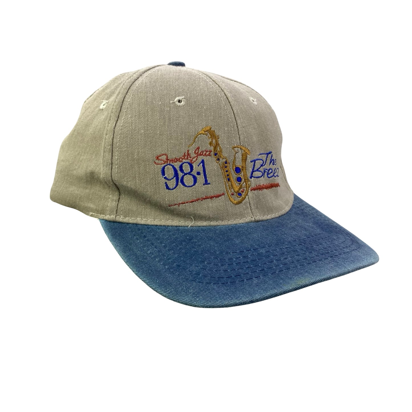 Vintage The Breeze 98.1 Smooth Jazz Radio Promo Hat
