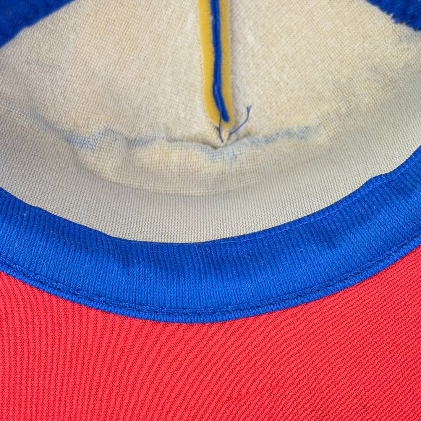 Vintage 80s 90s SMU Mustangs Three Stripes Trucker Hat