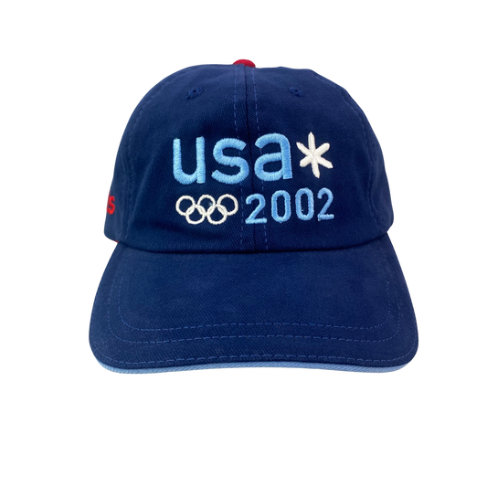 Vintage 2002 Salt Lake City Olympics USA x Roots x Bud Light Beer Promo Hat