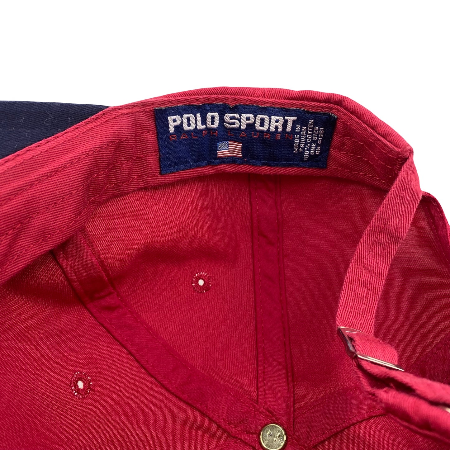 Vintage Ralph Lauren x Polo Sport x USA Flag Hat
