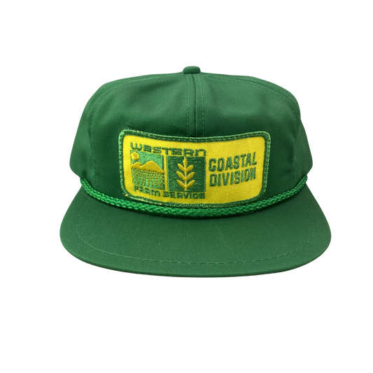 Vintage Agricultural AG Farm Hat - Western Farm Service Coastal Division