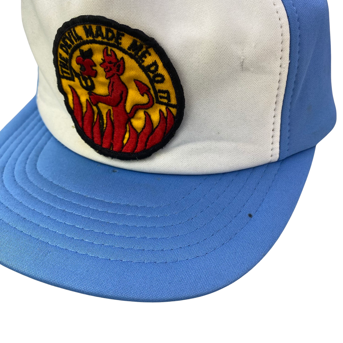 Vintage 70s 80s The Devil Made Me Do It Hat