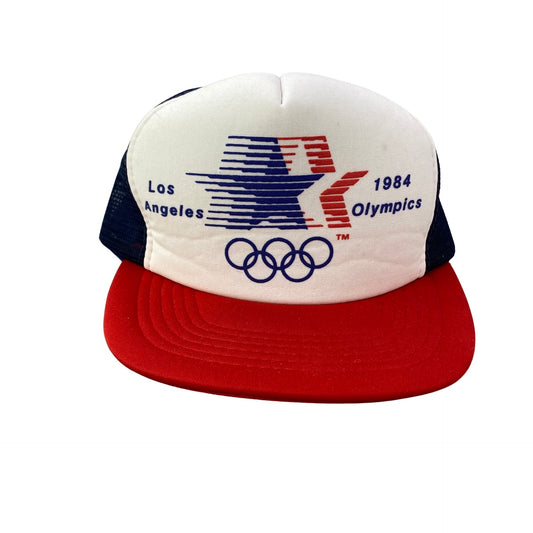 Vintage 80s 1984 Los Angeles USA Olympics x McDonald’s Promo Trucker Hat - A